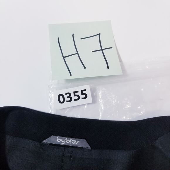 Vintage BYBLOS Wool Blend Black Blazer Jacket - Picture 13 of 13